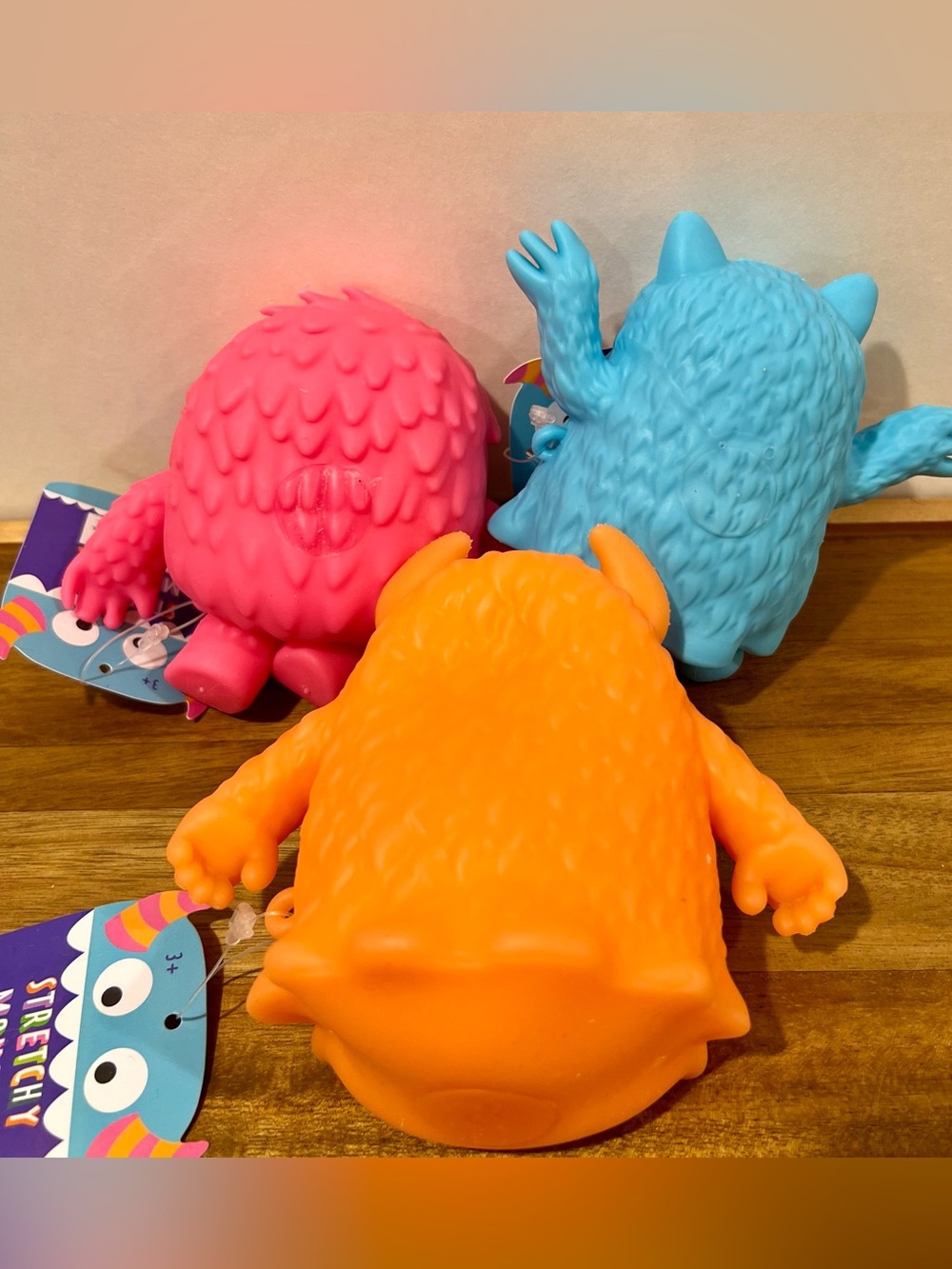 🌟Adorable Bundle of 3 Squishy Monsters 🩷🧡🩵 - Picture 5 of 5